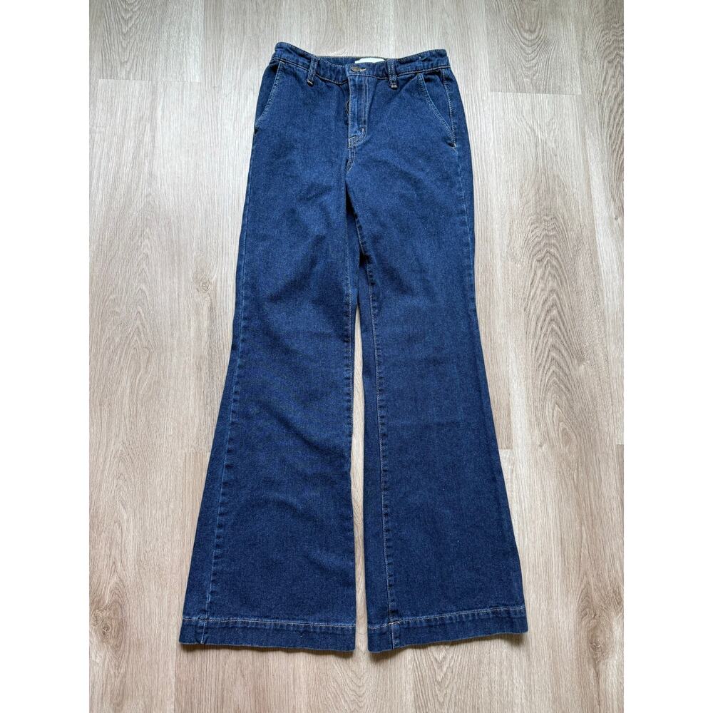 Sam Edelman Bay Flared Trouser Jeans, Women's size 25